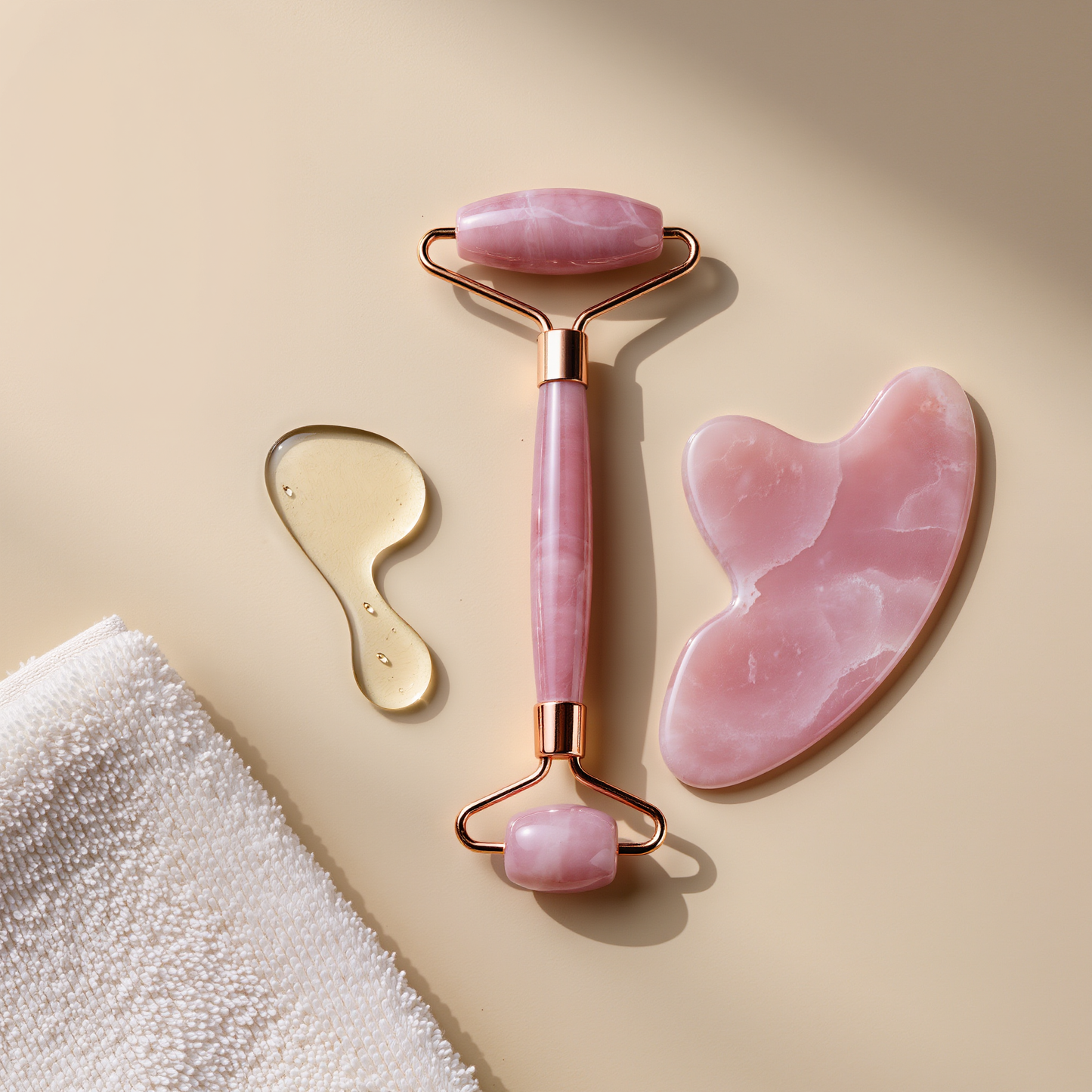 Rouleau Visage & Gua Sha en Résine | Nymphe Beauty