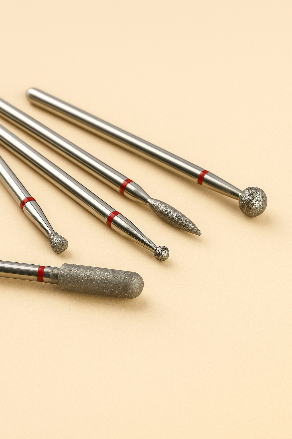 Set de 5 Fraises Diamantées (Manucure Électrique) | Nymphe Beauty