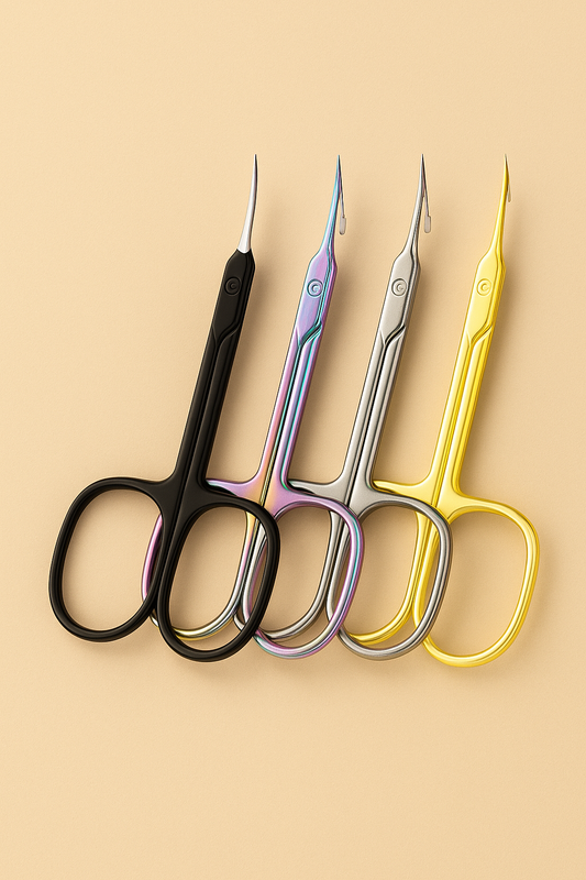 Ciseaux à Cuticules Extra Fins (Lames Incurvées de Précision) | Nymphe Beauty