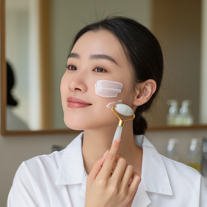 Rouleau Visage & Gua Sha en Résine | Nymphe Beauty